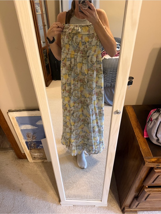 Arizona Jean Company Dresses & Skirts - Arizona Jean Company Yellow Floral Maxi Dress